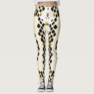 Waterverf Snakeskin: Grunge Exotisch Patroon Leggings