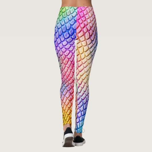 Waterverf Snakeskin Leggings (Achterkant)