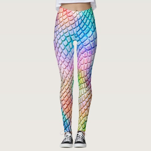 Waterverf Snakeskin Leggings (Voorkant)