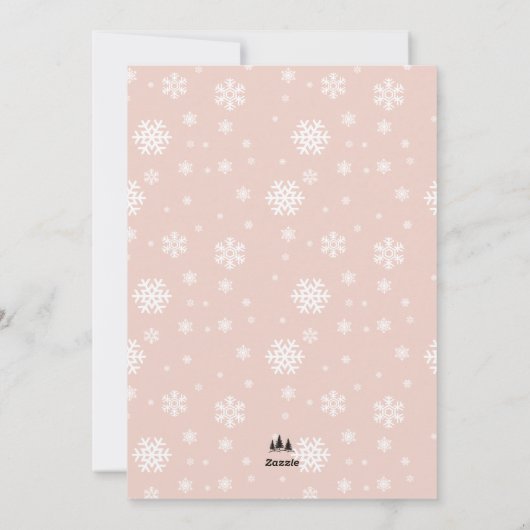 Waterverf Sneeuw Man met Sjaal Kerst Feestdagenkaart (Achterkant)