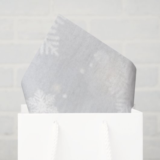 Waterverf sneeuw vakantie tissuepapier (Cadeauzakje)