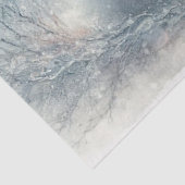 Waterverf sneeuwkonijn in feestelijke bosontkoppel tissuepapier (Detail)