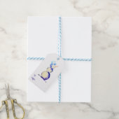 Waterverf Sneeuwman Kerstcadeautags Cadeaulabel (Met Touw)