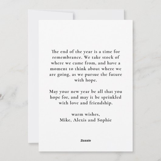 Waterverf sneeuwman konijn en rendier kerst feestdagenkaart (Achterkant)