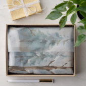 Waterverf Sneeuwman Vloeipapier Tissuepapier (Geschenk)
