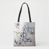 Waterverf sneeuwruimen bedreigde diersoorten tote bag (Voorkant)
