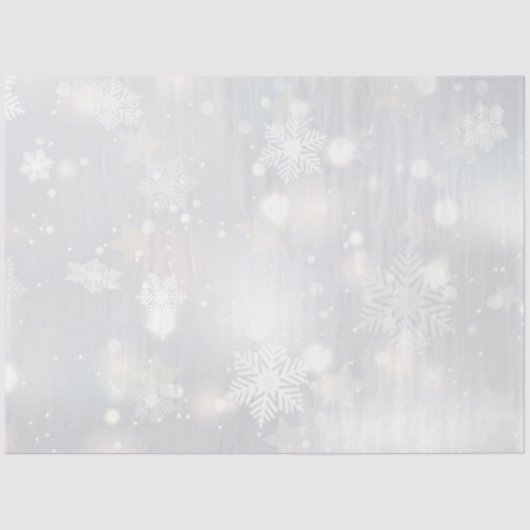 Waterverf sneeuwvakantie tissuepapier (Voorkant)