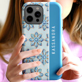 Waterverf Sneeuwvlok Cookies Gepersonaliseerde naa Case-Mate iPhone Case