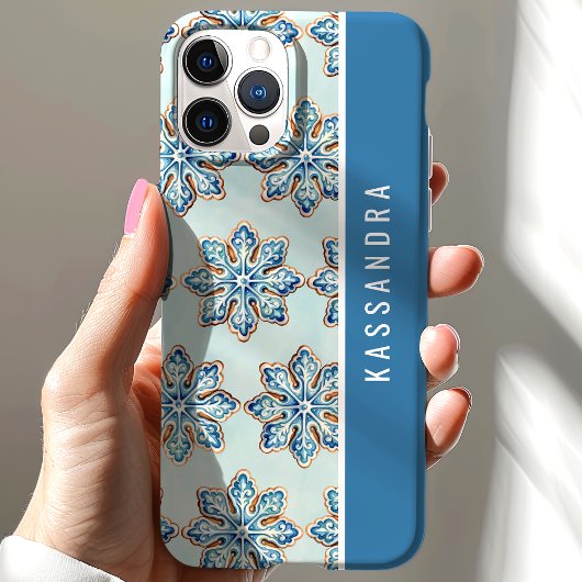Waterverf Sneeuwvlok Cookies Gepersonaliseerde naa Case-Mate iPhone Case