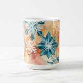 Waterverf sneeuwvlokken kerst Mok (Center)