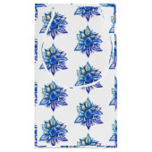 Waterverf sneeuwvlokken klein cadeauzakje (Achterkant)