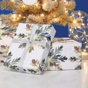 Waterverf Sneeuwvlokken, Magische Kleuren Cadeaupapier