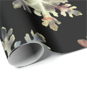 Waterverf sneeuwvlokken, magische kleuren cadeaupapier (Rol Hoek)