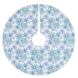 Waterverf Sneeuwvlokken Patroon Kerstboom Rok