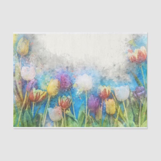  Waterverf Snellere versnelling Tissuepapier (Voorkant)