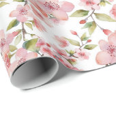 Waterverf snijpapier voor bloesem cadeaupapier (Rol Hoek)