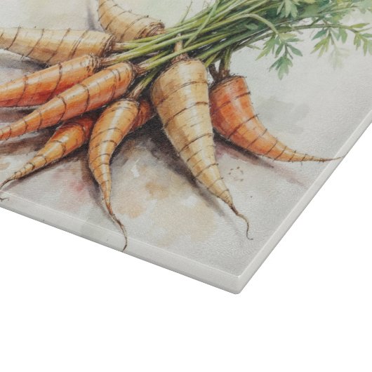 Waterverf snijplank van wortelglas (Hoek)