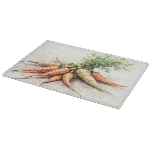 Waterverf snijplank van wortelglas (Hoek)