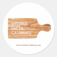 Waterverf Snijraad Catering Chef Logo