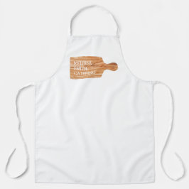 Waterverf Snijraad Catering Chef Logo Schort