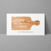 Waterverf Snijraad Catering Chef Logo Visitekaartje