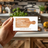 Waterverf Snijraad Catering Chef Logo Visitekaartje