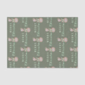 Waterverf  Snoep Sneeuwman Kerst Tissuepapier (Voorkant)