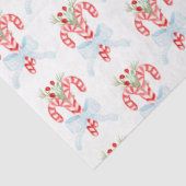 Waterverf Snoep Snoep met boog, kerst Tissuepapier (Detail)