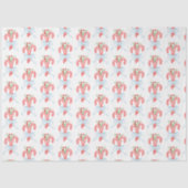 Waterverf Snoep Snoep met boog, kerst Tissuepapier (Voorkant)