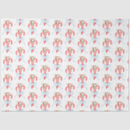 Waterverf Snoep Snoep met boog, kerst Tissuepapier