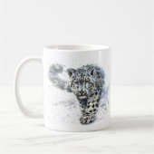 Waterverf Snow Leopard Koffiemok (Links)