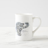 Waterverf Snow Leopard Porselein Kop (Rechts)