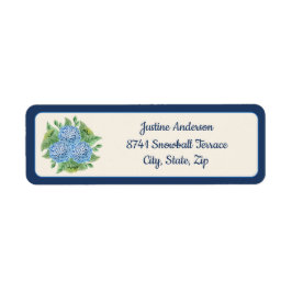 Waterverf Snowball Etiket