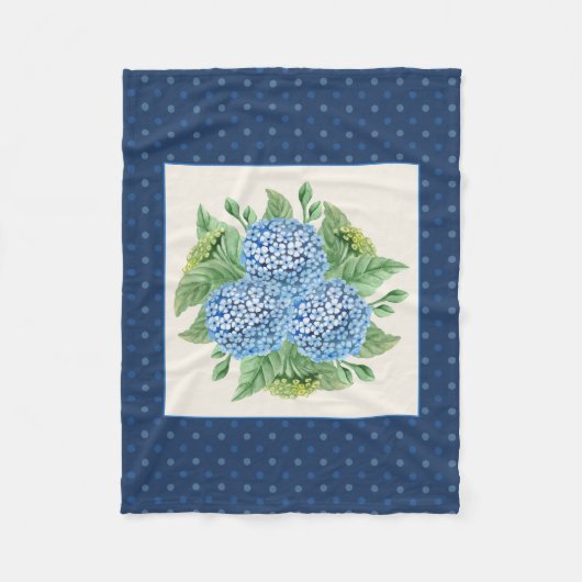 Waterverf Snowball Small Blanket Fleece Deken (Voorkant)