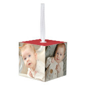 Waterverf Snowberry Greenery Wreatfoto Decoratie (Achter hoekig)