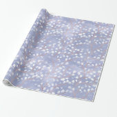 Waterverf Snowdrops Lavender/Koper ID726 Cadeaupapier (Uitgerold)