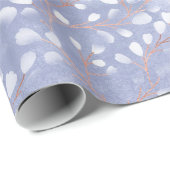 Waterverf Snowdrops Lavender/Koper ID726 Cadeaupapier (Rol Hoek)