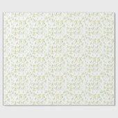 Waterverf Snowdrops Patroon Cadeaupapier (Vlak)