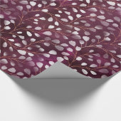 Waterverf Snowdrops Plum/Copper ID726 Cadeaupapier (Hoek)