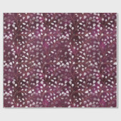 Waterverf Snowdrops Plum/Copper ID726 Cadeaupapier (Vlak)