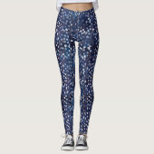 Waterverf Snowdrups Navy/Copper ID726 Leggings (Voorkant)