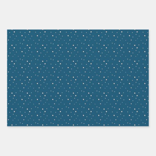 Waterverf Snowflake-papierplaten voor onmiddellijk Inpakpapier Vel (Voorkant 3)