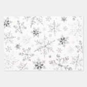 Waterverf Snowflake-papierplaten voor onmiddellijk Inpakpapier Vel (Voorkant 2)