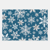 Waterverf Snowflake-papierplaten voor onmiddellijk Inpakpapier Vel (Voorkant)