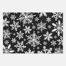 Waterverf Snowflake-papierplaten voor onmiddellijk Inpakpapier Vel