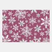 Waterverf Snowflake-papierplaten voor onmiddellijk Inpakpapier Vel (Voorkant)