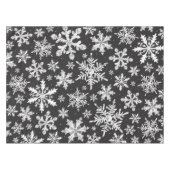 Waterverf Snowflake Pattern Tablecloth Tafelkleed (Voorkant (Horizontaal))
