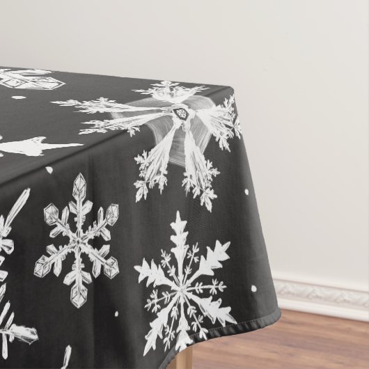 Waterverf Snowflake Pattern Tablecloth Tafelkleed (Voorbeeld)