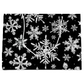 Waterverf Snowflake Wrapping Groot Cadeauzakje (Voorkant)
