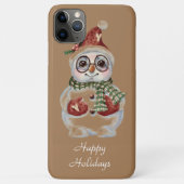 Waterverf Snowman Case-Mate iPhone Case (Achterkant)